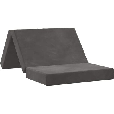 Canapé-lit Pliable 80 X 67 X 45 Cm Gris Foncé Vidaxl - Publicité Canapé-lit Pliable 80 X 67 X 45 Cm Gris Foncé Vidaxl - Publicité