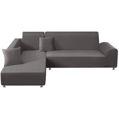 OEM Housse De Canapé D'Angle Extensible 2 Pièces – Accoudoirs En L – Protection Contre Éclaboussures Et Taches – Taille 235-310 Cm - Publicité OEM Housse De Canapé D'Angle Extensible 2 Pièces – Accoudoirs En L – Protection Contre Éclaboussures Et Taches – Taille 235-310 Cm - Publicité