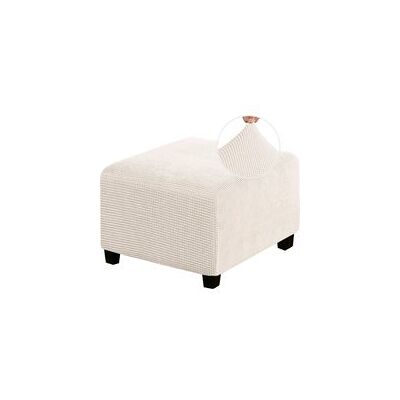 OEM Housse De Repose-pieds Élastique, Housse Carrée, Idéale Pour Les Repose-pieds De Salon. Housse De Repose-pieds Élastique En Tissu Jacquard Épais À Carreaux, Base Élastique (taille Moyenne, Ivoire).-cr - Publicité OEM Housse De Repose-pieds Élastique, Housse Carrée, Idéale Pour Les Repose-pieds De Salon. Housse De Repose-pieds Élastique En Tissu Jacquard Épais À Carreaux, Base Élastique (taille Moyenne, Ivoire).-cr - Publicité