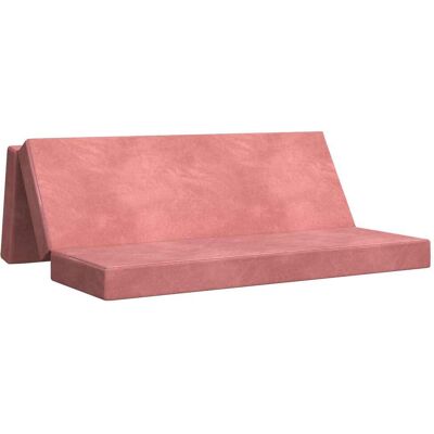 Canapé-lit Pliable 180 X 67 X 45 Cm Rose Vidaxl - Publicité Canapé-lit Pliable 180 X 67 X 45 Cm Rose Vidaxl - Publicité