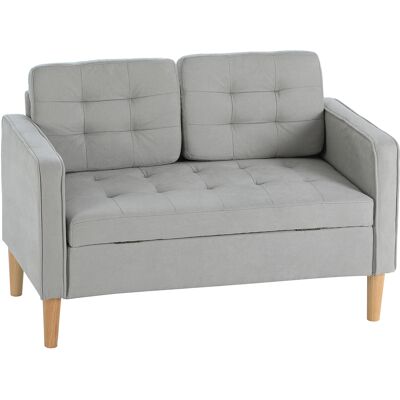 ACKERMAN Canapé 2 Places, Canapé Avec Rangement, Fauteuil Rembourré, Canapé Double Aspect Velours Pour Salon Et Chambre, 117x 62 X 78 Cm - Publicité ACKERMAN Canapé 2 Places, Canapé Avec Rangement, Fauteuil Rembourré, Canapé Double Aspect Velours Pour Salon Et Chambre, 117x 62 X 78 Cm - Publicité