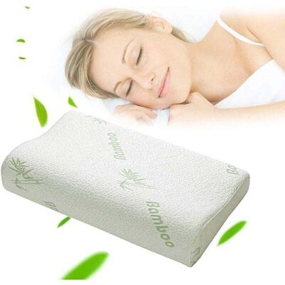 OEM Cuscino Ortopedico In Memory Foam, Antirussamento, Sagomato Per Un Sonno Confortevole, Lavabile, Memory Foam, 50 X 30 Cm - Publicité OEM Cuscino Ortopedico In Memory Foam, Antirussamento, Sagomato Per Un Sonno Confortevole, Lavabile, Memory Foam, 50 X 30 Cm - Publicité