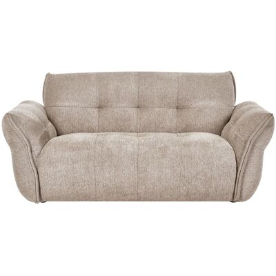 BELIANI Canapé 2 Places Minimaliste En Tissu Hydrofuge Pieds En Bois Noirs Avec Embouts Meuble De Salon Taupe Halba - Publicité BELIANI Canapé 2 Places Minimaliste En Tissu Hydrofuge Pieds En Bois Noirs Avec Embouts Meuble De Salon Taupe Halba - Publicité