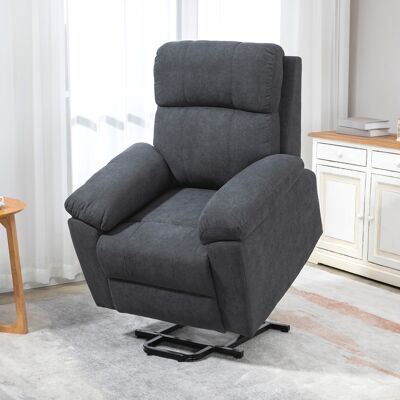 OEM Homcom Fauteuil Releveur Électrique Massant Inclinable - Repose-pieds & Télécommande Inclus, Revêtement Synthétique Tissu Gris - Publicité OEM Homcom Fauteuil Releveur Électrique Massant Inclinable - Repose-pieds & Télécommande Inclus, Revêtement Synthétique Tissu Gris - Publicité