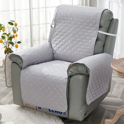 OEM Housse Fauteuil Relax Circus, Protection Rembourrée 1 Places. Housse Matelasse Réversible. Couleur Grey-55196cm - Publicité OEM Housse Fauteuil Relax Circus, Protection Rembourrée 1 Places. Housse Matelasse Réversible. Couleur Grey-55196cm - Publicité