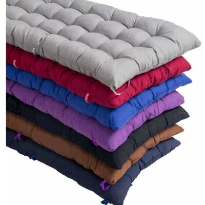 ABYSSE Coussin Rectangulaire En Coton 110 X 40 Cm – Épaisseur 8 Cm – Résistant Aux Intempéries – Pour Bancs De 2 Ou 3 Places, Intérieur Et Extérieur - Publicité ABYSSE Coussin Rectangulaire En Coton 110 X 40 Cm – Épaisseur 8 Cm – Résistant Aux Intempéries – Pour Bancs De 2 Ou 3 Places, Intérieur Et Extérieur - Publicité