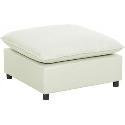 OEM Pouf Ottoman Moderne En Tissu Avec Pieds En Plastique Pour Salon Et Chambre, 75 Cm, Blanc Crème Facile À Assembler Avec Instructions Incluses - Publicité OEM Pouf Ottoman Moderne En Tissu Avec Pieds En Plastique Pour Salon Et Chambre, 75 Cm, Blanc Crème Facile À Assembler Avec Instructions Incluses - Publicité