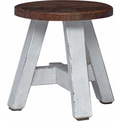 DESIGN IN Tabouret Naturel 22 X 22 X 24 Cm Bois D'Acajou - Publicité DESIGN IN Tabouret Naturel 22 X 22 X 24 Cm Bois D'Acajou - Publicité