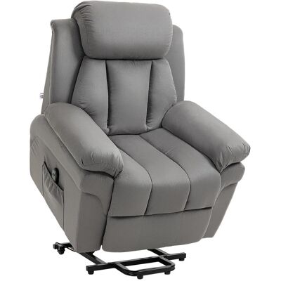 OEM Fauteuil De Relaxation Électrique Releveur Inclinable Avec Repose-pied Ajustable Gris - Publicité OEM Fauteuil De Relaxation Électrique Releveur Inclinable Avec Repose-pied Ajustable Gris - Publicité