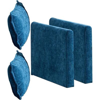 OEM Accoudoirs Uniquement Pour Canapé Cloud, Canapé D'Angle Moderne, Idéal Pour Salon, Chambre Et Appartement, Coussin D'Assise Double Couche Confortable, Tissu Chenille Respirant, Bleu - Publicité OEM Accoudoirs Uniquement Pour Canapé Cloud, Canapé D'Angle Moderne, Idéal Pour Salon, Chambre Et Appartement, Coussin D'Assise Double Couche Confortable, Tissu Chenille Respirant, Bleu - Publicité
