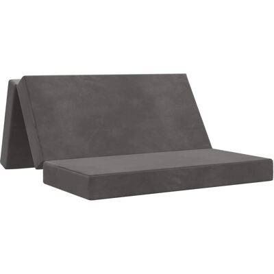 Canapé-lit Pliable 160 X 67 X 45 Cm Gris Foncé Vidaxl - Publicité Canapé-lit Pliable 160 X 67 X 45 Cm Gris Foncé Vidaxl - Publicité