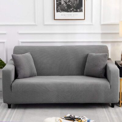 OEM Housse De Canape 3 Places Avec Accoudoirs, Jacquard Housse Canape Extensible, Universelle Sofa Cover Antidérapante, Couvre Canapé Pour Chiens Et Chats Animaux, Lavable, Gris Clair - Publicité OEM Housse De Canape 3 Places Avec Accoudoirs, Jacquard Housse Canape Extensible, Universelle Sofa Cover Antidérapante, Couvre Canapé Pour Chiens Et Chats Animaux, Lavable, Gris Clair - Publicité