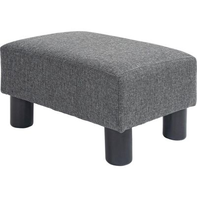 OEM Tabouret/repose-pieds Avec Revêtement En Tissu Aspect Lin, Rembourrage En Mousse, Pieds En Plastique, Pour Différentes Pièces, Gris - Publicité OEM Tabouret/repose-pieds Avec Revêtement En Tissu Aspect Lin, Rembourrage En Mousse, Pieds En Plastique, Pour Différentes Pièces, Gris - Publicité
