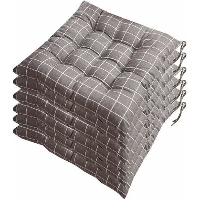 OEM Lot De 6 Galettes De Chaise 40x40, Coussin Décoratif Coussin Coussin De Chaise Coussins De Jardin 12 Surpiqûres En Un Motifs Différents, Polyester (a),debuns - Publicité OEM Lot De 6 Galettes De Chaise 40x40, Coussin Décoratif Coussin Coussin De Chaise Coussins De Jardin 12 Surpiqûres En Un Motifs Différents, Polyester (a),debuns - Publicité