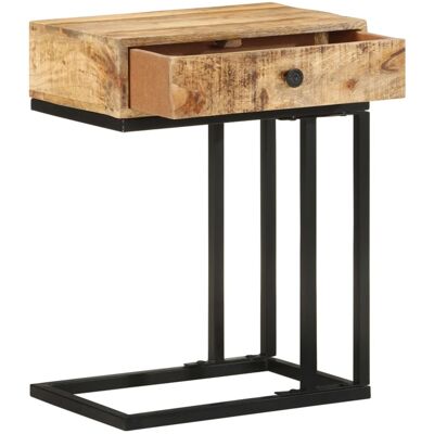 Maison Exclusive - Table D'Appoint En Forme D'U 45x30x61cm Bois De Manguier Massif - Publicité Maison Exclusive - Table D'Appoint En Forme D'U 45x30x61cm Bois De Manguier Massif - Publicité