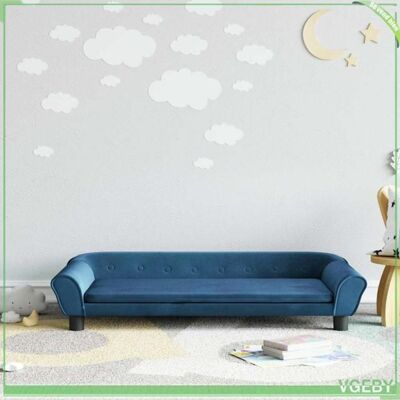 OEM 3196393 Canapé Pour Enfants Bleu 100x50x26 Cm Velours 7291712413773 - Publicité OEM 3196393 Canapé Pour Enfants Bleu 100x50x26 Cm Velours 7291712413773 - Publicité