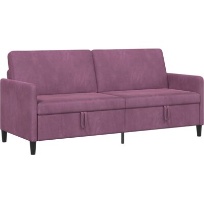 Sofa Avec Rangement Pourpre 192 X 78 X 87 Cm Polyester Vidaxl - Publicité Sofa Avec Rangement Pourpre 192 X 78 X 87 Cm Polyester Vidaxl - Publicité