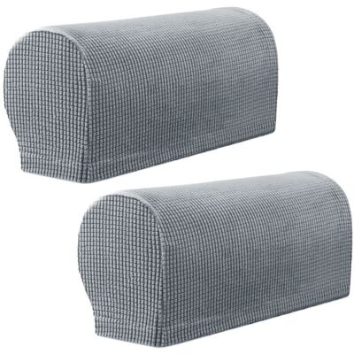 OEM Lot De 2 Housses D'Accoudoirs En Tissu Extensible Élasthanne Imperméable Antidérapant Pour Fauteuils, Canapés, Fauteuils Inclinables (gris Clair)-crezuo - Publicité OEM Lot De 2 Housses D'Accoudoirs En Tissu Extensible Élasthanne Imperméable Antidérapant Pour Fauteuils, Canapés, Fauteuils Inclinables (gris Clair)-crezuo - Publicité