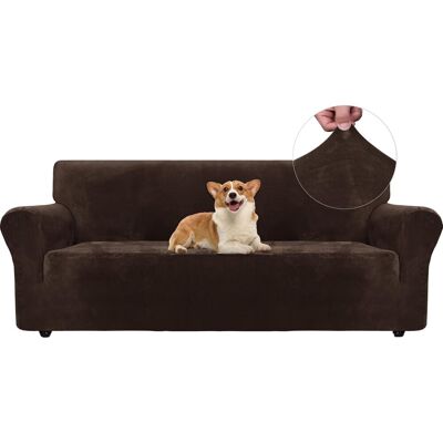 OEM 1 Housse De Canapé, Velours, Extensible, Universelle, 3 Places, Protection Animaux - Publicité OEM 1 Housse De Canapé, Velours, Extensible, Universelle, 3 Places, Protection Animaux - Publicité