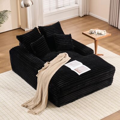 ACKERMAN Canapé Luxueux En Tissu Cord, Design Moderne, 4 Coussins, Canapé-lit Ultra Doux Et Multifonctionnel, Utilisable Immédiatement Sans Montage Comme Canapé Ou Lit, Gain De Place Pour Salon, Appartement, N - Publicité ACKERMAN Canapé Luxueux En Tissu Cord, Design Moderne, 4 Coussins, Canapé-lit Ultra Doux Et Multifonctionnel, Utilisable Immédiatement Sans Montage Comme Canapé Ou Lit, Gain De Place Pour Salon, Appartement, N - Publicité