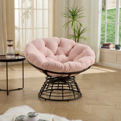 OEM Ce Pouf Confortable Et Ergonomique Pivote À 360°, Est Fabriqué En Rotin Et Convient Aussi Bien À L'Intérieur Qu'à L'Extérieur. Doté D'Un Coussin Épais Et Moelleux, Il Est Idéal Pour Le Salon, La Chamb - Publicité OEM Ce Pouf Confortable Et Ergonomique Pivote À 360°, Est Fabriqué En Rotin Et Convient Aussi Bien À L'Intérieur Qu'à L'Extérieur. Doté D'Un Coussin Épais Et Moelleux, Il Est Idéal Pour Le Salon, La Chamb - Publicité