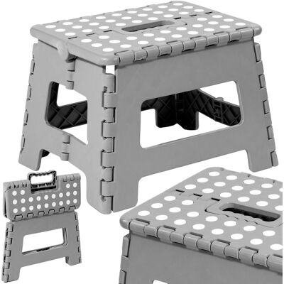 OEM Tabouret Pliant Antidérapant Amigo, Gris, Taille M - Publicité OEM Tabouret Pliant Antidérapant Amigo, Gris, Taille M - Publicité