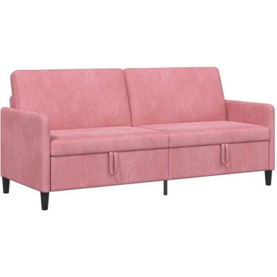 Sofa Avec Rangement Rose 192 X 78 X 87 Cm Polyester Vidaxl - Publicité Sofa Avec Rangement Rose 192 X 78 X 87 Cm Polyester Vidaxl - Publicité