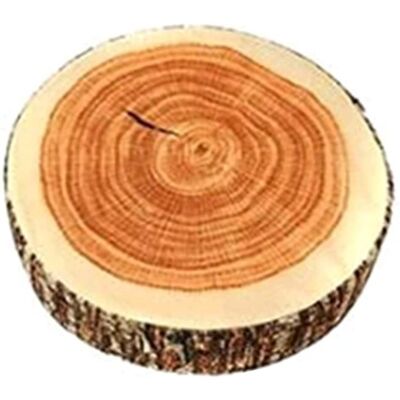 ALVIOR Coussin Forme Tronc D Arbre - Bois Naturel Design - Pour Canapé Fauteuil Intérieur - 1 Pièce - Publicité ALVIOR Coussin Forme Tronc D Arbre - Bois Naturel Design - Pour Canapé Fauteuil Intérieur - 1 Pièce - Publicité
