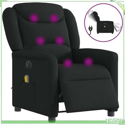 OEM Fauteuil De Massage Inclinable Électrique - 7291712427398 - Noir - Tissu Polyester - Massage 6 Points, Inclinaison 135° - Publicité OEM Fauteuil De Massage Inclinable Électrique - 7291712427398 - Noir - Tissu Polyester - Massage 6 Points, Inclinaison 135° - Publicité
