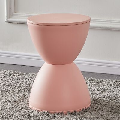 EOSNOW Tabouret Rond En Plastique, Coin Épais, Roulement Solide, Moderne, Petit Pour La Maison, Rose - Publicité EOSNOW Tabouret Rond En Plastique, Coin Épais, Roulement Solide, Moderne, Petit Pour La Maison, Rose - Publicité