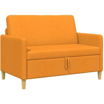Sofa Avec Rangement Jaune Foncé 122 X 78 X 87 Cm Polyester Vidaxl - Publicité Sofa Avec Rangement Jaune Foncé 122 X 78 X 87 Cm Polyester Vidaxl - Publicité