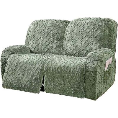 OEM Lot De 6 Housses De Canapé Inclinable 2 Places En Peluche Jacquard Géométrique Douce Et Moelleuse, Antidérapantes Et Dotées D'Un Élastique En Bas, Pour Enfants, Chats Et Chiens (vert, 2 Places) - Publicité OEM Lot De 6 Housses De Canapé Inclinable 2 Places En Peluche Jacquard Géométrique Douce Et Moelleuse, Antidérapantes Et Dotées D'Un Élastique En Bas, Pour Enfants, Chats Et Chiens (vert, 2 Places) - Publicité