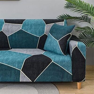 OEM (turquoise,2 Places(145-185cm))housses De Canapé Extensible 1/23/4 Places Imprimé Minimalisme Moderne, Revêtement De Canapé Avec Accoudoirs, Universel Sofa Housse De Protecteur Canape - Publicité OEM (turquoise,2 Places(145-185cm))housses De Canapé Extensible 1/23/4 Places Imprimé Minimalisme Moderne, Revêtement De Canapé Avec Accoudoirs, Universel Sofa Housse De Protecteur Canape - Publicité