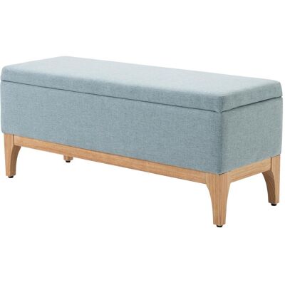 OEM Homcom Banc De Rangement, Coffre De Rangement Avec Couvercle Amovible Style Scandinave, Bout De Lit En Tissu Lin, 110 X 39 X 45 Cm, Vert Clair - Publicité OEM Homcom Banc De Rangement, Coffre De Rangement Avec Couvercle Amovible Style Scandinave, Bout De Lit En Tissu Lin, 110 X 39 X 45 Cm, Vert Clair - Publicité