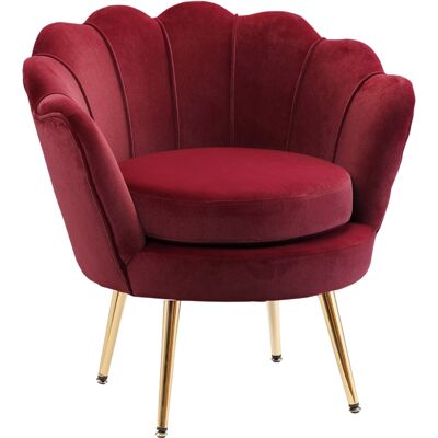 OEM Fauteuil Vintage Conchiglia, Design Élégant Haut Dos, 76x67x74cm, Rouge Foncé, Idéal Pour Chambre Et Salon - Publicité OEM Fauteuil Vintage Conchiglia, Design Élégant Haut Dos, 76x67x74cm, Rouge Foncé, Idéal Pour Chambre Et Salon - Publicité