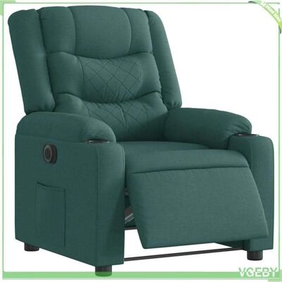 OEM Fauteuil Inclinable Électrique 1 Place Tissu Vert Foncé – Inclinaison 135°, Moteur Intégré - Publicité OEM Fauteuil Inclinable Électrique 1 Place Tissu Vert Foncé – Inclinaison 135°, Moteur Intégré - Publicité