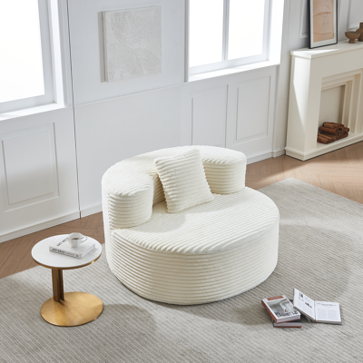 ACKERMAN Fauteuil Bean Bag En Tissu Cord Pelucheux Pour Adultes Et Adolescents - Sans Montage, Emballé Sous Vide, Récupération Rapide, Fauteuil De Lounge Résistant À L'Abrasion Avec Coussin Amovible Pour Salon - Publicité ACKERMAN Fauteuil Bean Bag En Tissu Cord Pelucheux Pour Adultes Et Adolescents - Sans Montage, Emballé Sous Vide, Récupération Rapide, Fauteuil De Lounge Résistant À L'Abrasion Avec Coussin Amovible Pour Salon - Publicité