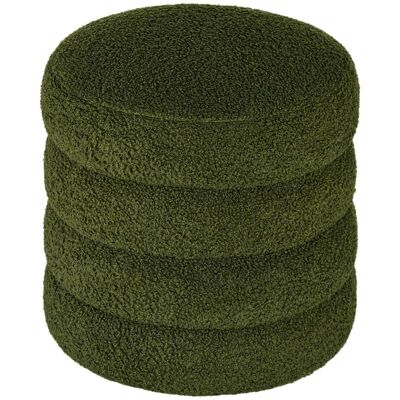 OEM Tabouret Rond En Polaire Douce, Jusqu'à 120 Kg, Ø 40 X H 45 Cm, Vert - Publicité OEM Tabouret Rond En Polaire Douce, Jusqu'à 120 Kg, Ø 40 X H 45 Cm, Vert - Publicité