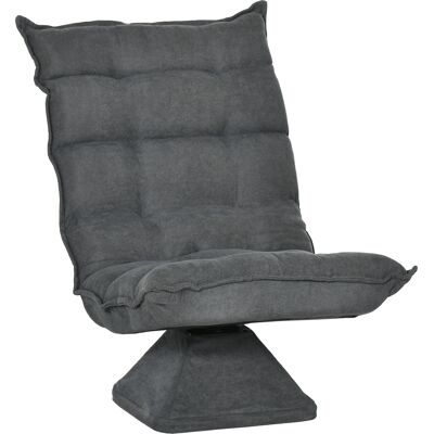 ACKERMAN Fauteuil Au Sol, Canapé Au Sol Avec Dossier Réglable, Fauteuil Relax Pivotant, Coussin De Sol Pour Salon Et Bureau, Gris, Microfibre - Publicité ACKERMAN Fauteuil Au Sol, Canapé Au Sol Avec Dossier Réglable, Fauteuil Relax Pivotant, Coussin De Sol Pour Salon Et Bureau, Gris, Microfibre - Publicité