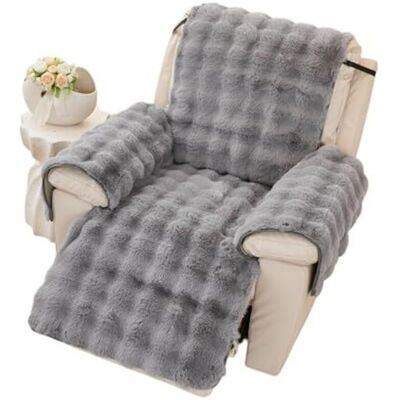 Scotch Housse De Fauteuil En Peluche Douce, Coussin De Fauteuil, Housses D'Accoudoirs, Nouvelle Housse De Fauteuil Antidérapante, Housse De Fauteuil Inclinable En Fausse Fourrure Moelleuse (gris, 60 225 Cm) - Publicité Scotch Housse De Fauteuil En Peluche Douce, Coussin De Fauteuil, Housses D'Accoudoirs, Nouvelle Housse De Fauteuil Antidérapante, Housse De Fauteuil Inclinable En Fausse Fourrure Moelleuse (gris, 60 225 Cm) - Publicité