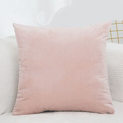 OEM Velours Housse De Coussin 50x50 Cm Décoratif Canapé Home Decor Taie D'Oreiller Super Doux Decoration Maison Salon Chambre Pour Canapé - Rose - Publicité OEM Velours Housse De Coussin 50x50 Cm Décoratif Canapé Home Decor Taie D'Oreiller Super Doux Decoration Maison Salon Chambre Pour Canapé - Rose - Publicité