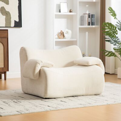 OEM Canapé Modulaire Compressible En Velours Côtelé, Rembourré De Mousse Haute Résilience 30d, Base Antidérapante – Idéal Pour Salon, Séjour Et Autres Pièces – Couleur Beige - Publicité OEM Canapé Modulaire Compressible En Velours Côtelé, Rembourré De Mousse Haute Résilience 30d, Base Antidérapante – Idéal Pour Salon, Séjour Et Autres Pièces – Couleur Beige - Publicité