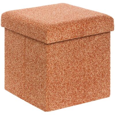 Pouf Coffre Pliable "oxia" Polyester Avec Effet Matière Naturelle Atmosphera - - - Publicité Pouf Coffre Pliable "oxia" Polyester Avec Effet Matière Naturelle Atmosphera - - - Publicité