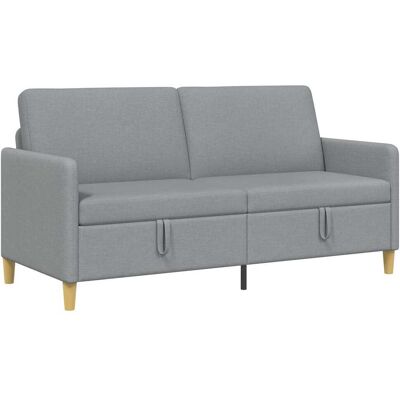 Sofa Avec Rangement Gris Clair 172 X 78 X 87 Cm Polyester Vidaxl - Publicité Sofa Avec Rangement Gris Clair 172 X 78 X 87 Cm Polyester Vidaxl - Publicité