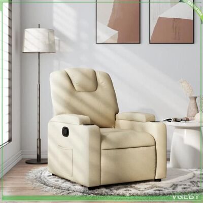 OEM Fauteuil Inclinable - 3205511 - Tissu Crème - Inclinaison Manuelle 135° - Porte-gobelets & Poche Latérale - Publicité OEM Fauteuil Inclinable - 3205511 - Tissu Crème - Inclinaison Manuelle 135° - Porte-gobelets & Poche Latérale - Publicité