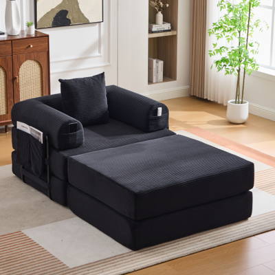 XISRENS Fauteuil De Compression En Velours Côtelé Avec Repose-pieds, Structure Métallique Robuste – Design Ergonomique Et Rembourrage Épais Pour Un Confort Durable. Poche Latérale Et Coussin Inclus, Modulable - Publicité XISRENS Fauteuil De Compression En Velours Côtelé Avec Repose-pieds, Structure Métallique Robuste – Design Ergonomique Et Rembourrage Épais Pour Un Confort Durable. Poche Latérale Et Coussin Inclus, Modulable - Publicité