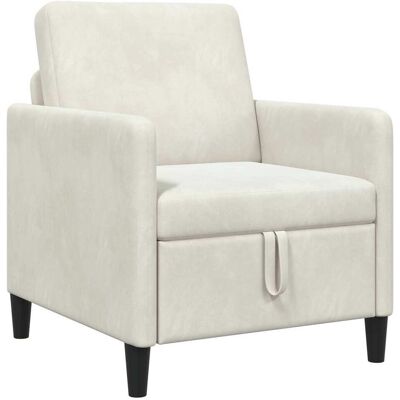Sofa Avec Rangement Crème 72 X 78 X 87 Cm Polyester Vidaxl - Publicité Sofa Avec Rangement Crème 72 X 78 X 87 Cm Polyester Vidaxl - Publicité