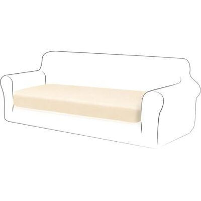 SCORPIO Housse De Coussin Velours Coussin De Canapé Housse De Protection Pour Meubles Housse De Siège De Canapé Pour Canapé Housse De Coussin Velours 3 Place Pour Chaise (blanc Ivoire) - Publicité SCORPIO Housse De Coussin Velours Coussin De Canapé Housse De Protection Pour Meubles Housse De Siège De Canapé Pour Canapé Housse De Coussin Velours 3 Place Pour Chaise (blanc Ivoire) - Publicité