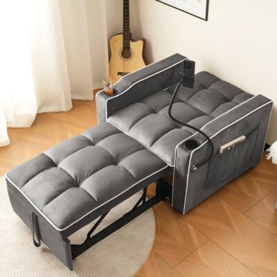 Acavallo Un Canapé-lit Multifonction — Équipé De Porte-gobelets Et D'Un Support Pour Téléphone Portable Combinant Les Fonctions De Canapé, De Fauteuil De Détente, De Méridienne Et De Fauteuil — Parfaitement A - Publicité Acavallo Un Canapé-lit Multifonction — Équipé De Porte-gobelets Et D'Un Support Pour Téléphone Portable Combinant Les Fonctions De Canapé, De Fauteuil De Détente, De Méridienne Et De Fauteuil — Parfaitement A - Publicité