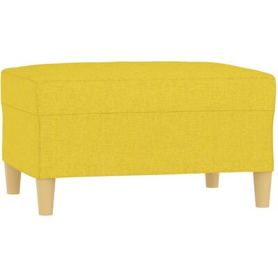 DESIGN IN Repose-pied Jaune Clair 70x55x41 Cm Tissu - Publicité DESIGN IN Repose-pied Jaune Clair 70x55x41 Cm Tissu - Publicité